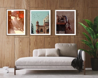 Pakistan Set of 3 prints | Modern Art | Living room Bedroom | Wall Art | Urdu Desi | Islamic Wall Art | Home decor Gift