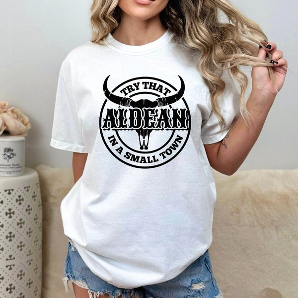 Jason Aldean. Try That In A Small Town." Essential T-Shirt For Sale By Vectrus - Foto 7