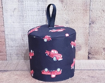 Vintage Red Truck, Red Truck Decor,Toilet Paper Cover,Spare Tissue Cover,Bathroom Decor,Toilet Paper Holder,Farmhouse Decor,Christmas Decor