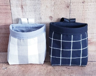 Small Car Trash Can, Essential Car Accessories, Car Garbage Can,Washable Trash Can, Fabric Trash Can, Multipurpose Trash Bin, Car Organizer