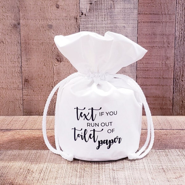 Humorous Decor, White Spare Tissue Roll, Spare Tissue Cover, Bathroom Decoration, Fabric Toilet Paper Holder, Toilet Paper Cover