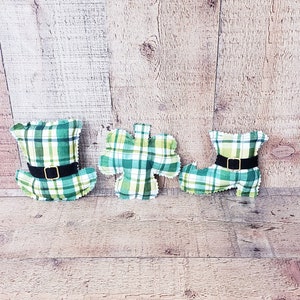 Mini St. Patrick&#39;s Day Pillows, St. Patrick&#39;s Decor, Tiered Tray Decor, Farmhouse Shamrock Decor,St. Patty&#39;s Day Bowl Fillers, Irish Decor