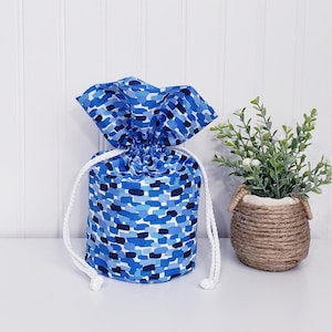 Blue Bathroom Decor,Toilet Paper Cover,Spare Tissue Roll, Spare Tissue Cover,Bathroom Decoration,Toilet Paper Holder,Blue Decor,Blue Accents