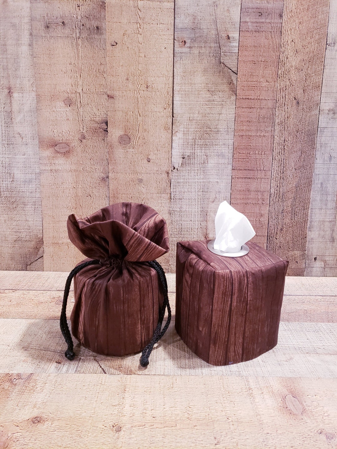 Wood Grain ,tissue Box Cover, Toilet Paper Cover, Spare Toilet Paper ...