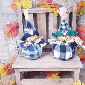 Mini Scarecrow,Tiered Tray Decor,Autumn Decor,Thanksgiving Decor,Coffee Bar Decor,Scarecrow Decor,Fall Shelf Decor, Farmhouse Scarecrow
