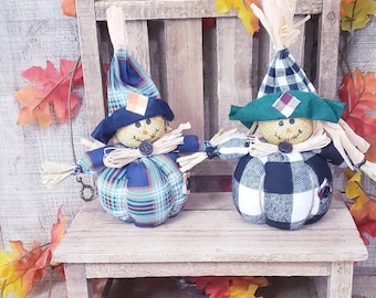 Mini Scarecrow,Tiered Tray Decor,Autumn Decor,Thanksgiving Decor,Coffee Bar Decor,Scarecrow Decor,Fall Shelf Decor, Farmhouse Scarecrow