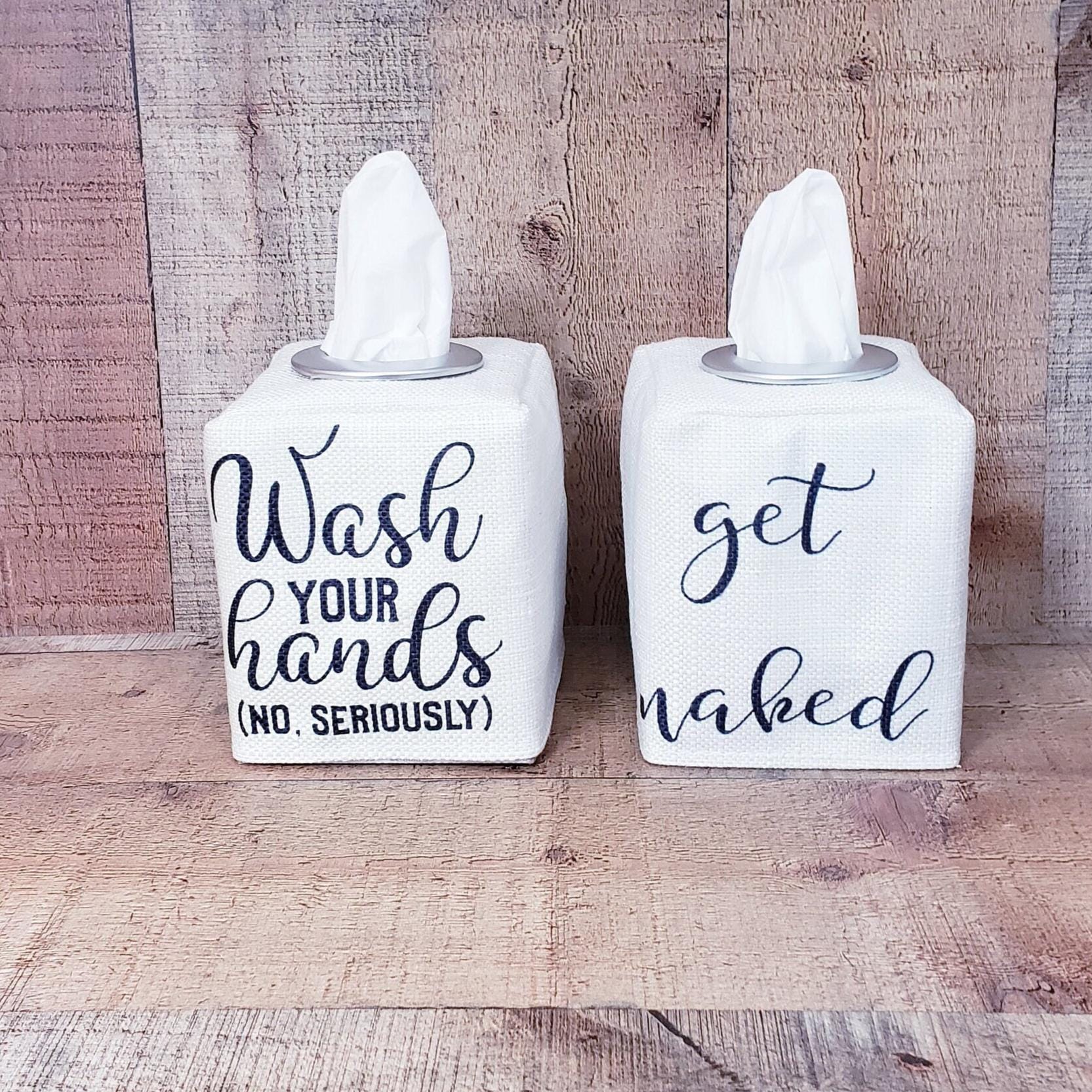 Humorous Decor,tissue Box Cover,tissue Box Holder, Bathroom