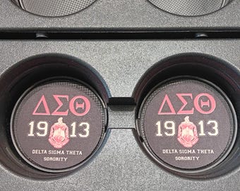 Delta Signa Theta, Sorority, Autozubehör, Auto-Dekor, Auto-Untersetzer, Achterbahn, Getränkehalteruntersetzer, DST