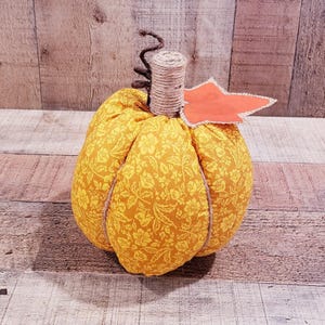 Orange  Pumpkins, Fabric Pumpkins, Autumn Decor, Farmhouse Pumpkins, Farmhouse Decor, Fall Decor, Fall Centerpiece, Fall Pumpkins