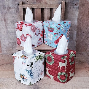 Decorazione renna, decorazione pan di zenzero, decorazione pupazzo di neve, Natale fattoria, coprifazzoletti natalizi, porta fazzoletti natalizi, decorazione natalizia