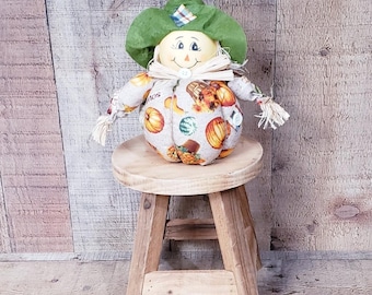 Mini Scarecrow,Tiered Tray Decor,Autumn Decor,Thanksgiving Decor,Coffee Bar Decor,Scarecrow Decor,Fall Shelf Decor, Farmhouse Scarecrow