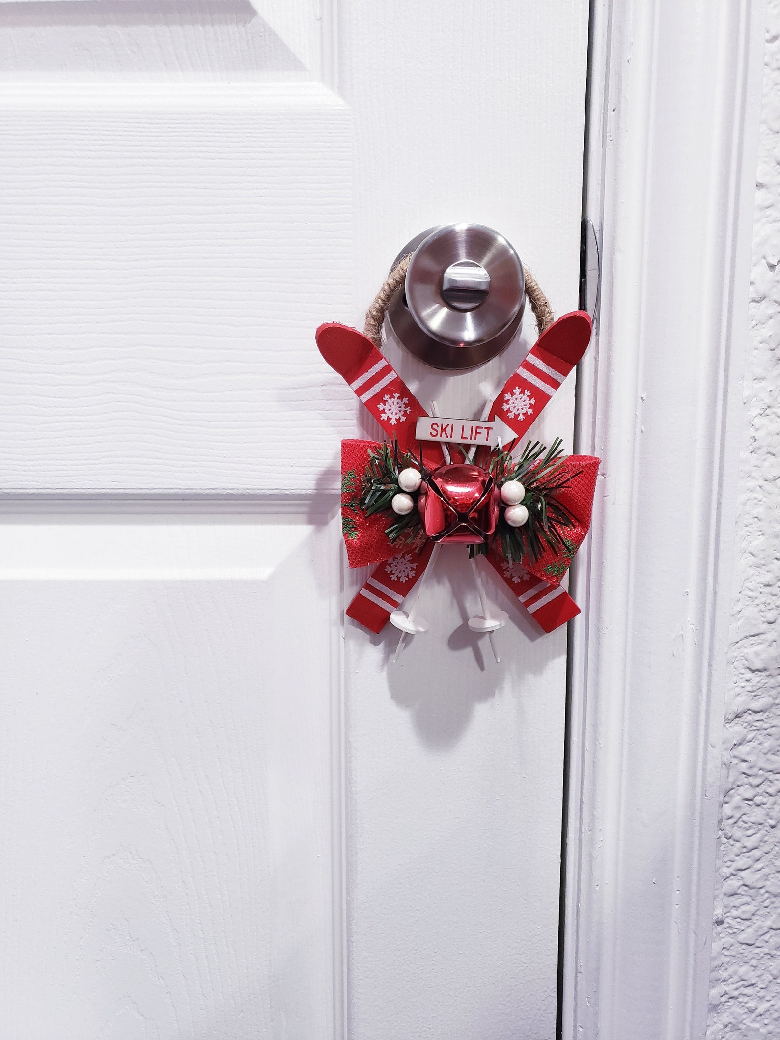 Christmas Door Charm, Door Knob Decor,christmas Door Knob Hanger, Door