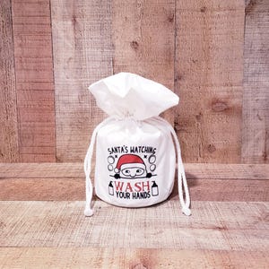 Decorazioni di Babbo Natale, decorazioni per il bagno per le feste, decorazioni umoristiche, rotolo di fazzoletti di carta di ricambio bianco, coprifazzoletti di carta di ricambio, porta carta igienica in tessuto