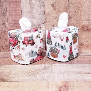 Kardinal Decor, Weihnachtskardinal, roter LKW-Dekor, Weihnachts-LKW-Dekor, Weihnachtsgewebebezug, Feiertags-Papierrollenhalter, Weihnachtsdekoration