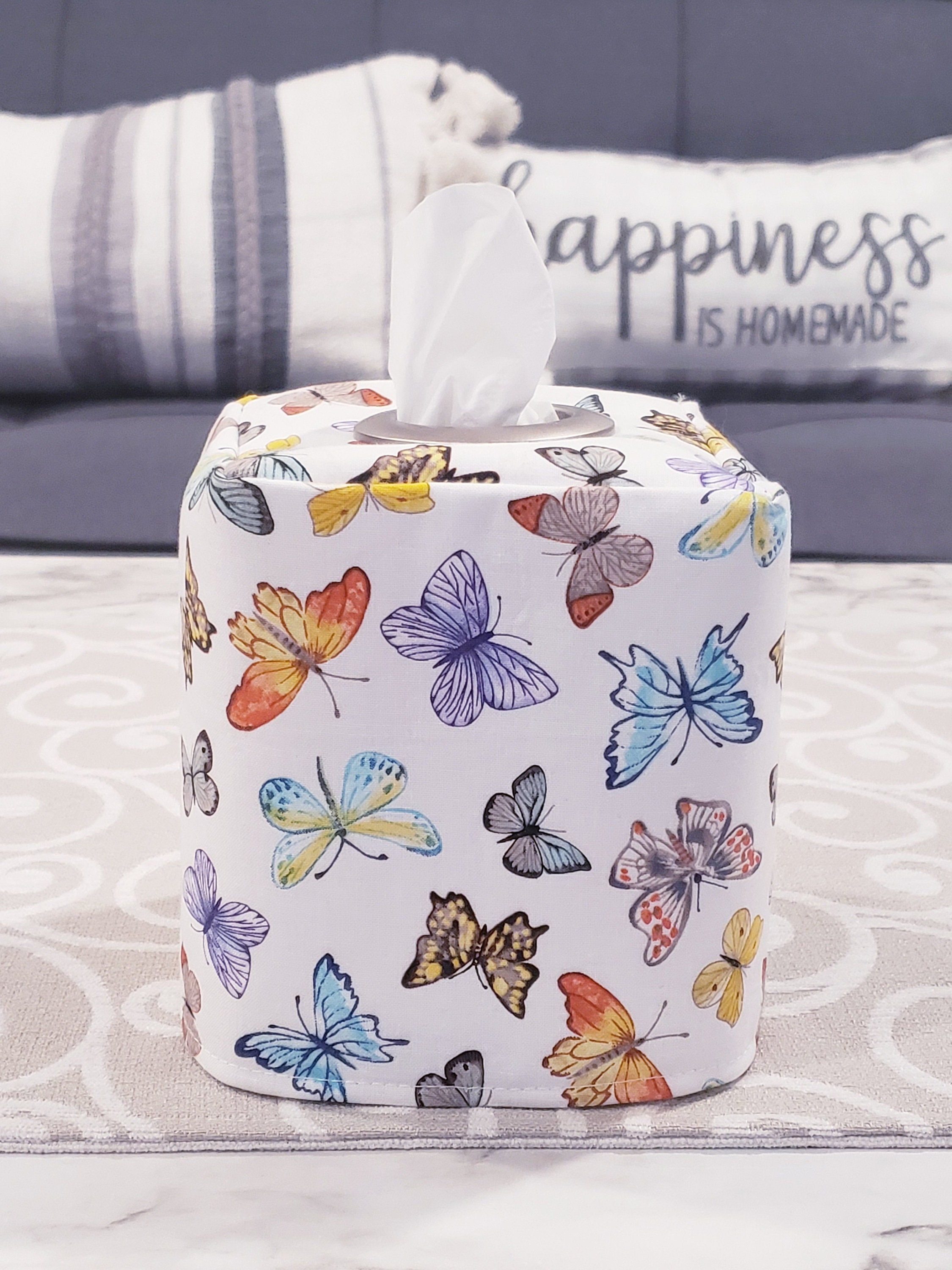 Butterfly Tissue Box Cover Cover Butterfly Decorations Spring