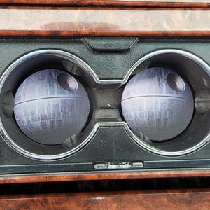 Car Coasters,Death Star,Star Wars,Neoprene Coasters,Car Accessories,Car Decor,Coasters,Cup holder Coaster, Rubber Car Coaster,Gift for Dad