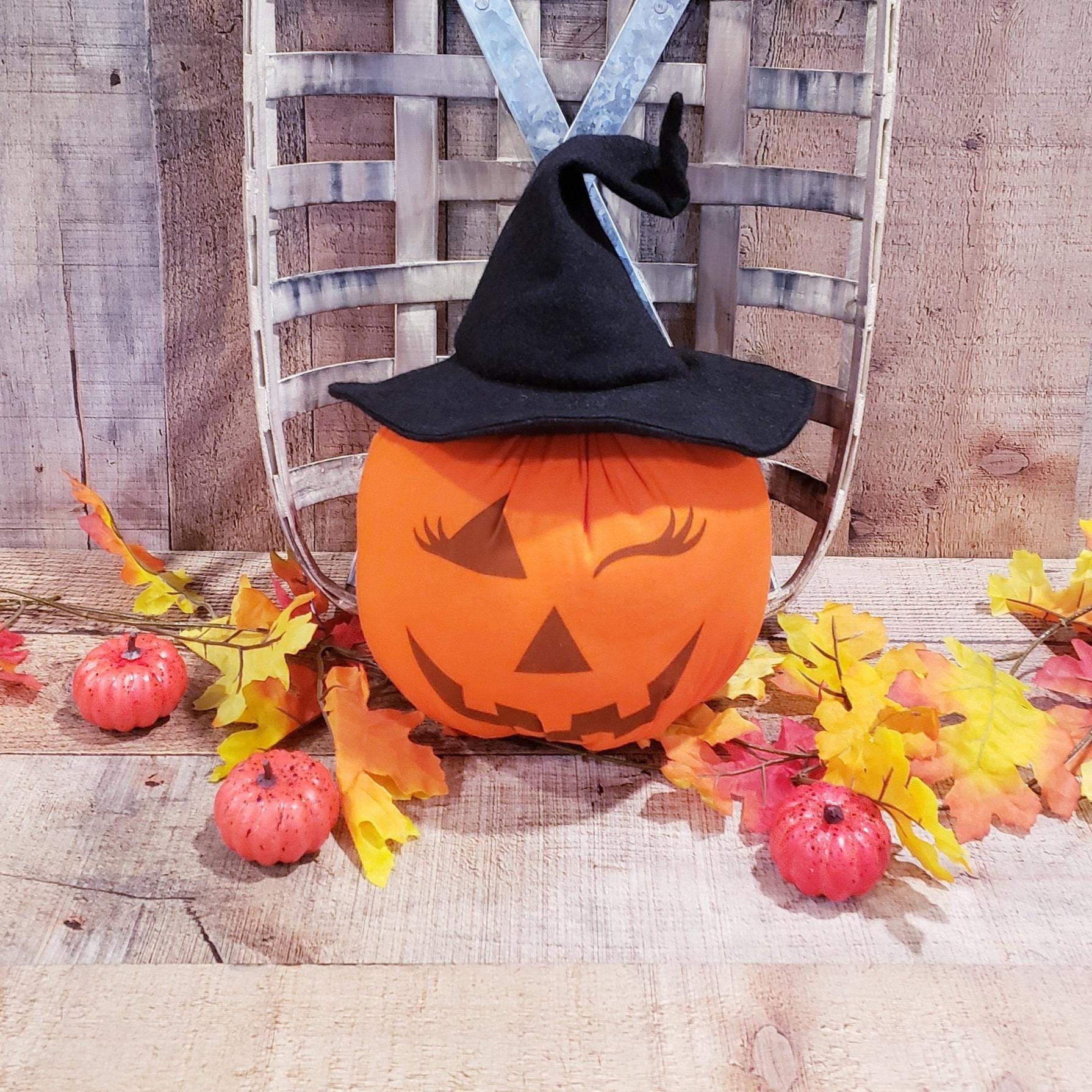 オレンジと黒、ハロウィンかぼちゃ、農家風デコレーション、ハロウィン