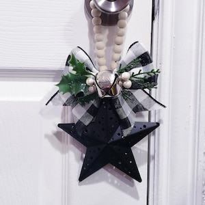 Christmas Door Decor, Door Knob Decor, Christmas Door Knob Hanger,Door Decor, Door Bell, Winter Door Hanger, Farmhouse Christmas, Door Charm