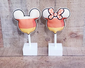 Candy Corn Decor,Mickey Tiered Tray Decor,Farmhouse Mickey Decor,Mickey and Minnie Decor,Halloween Tier Tray,Candy Corn,Cute Halloween Decor