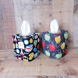 Educational Decor, Back To School Decor, Decorative Cover, Tissue Cover, Square Tissue Holder, Tissue Cover Box, Classroom Decor, Kid&#39;s Room