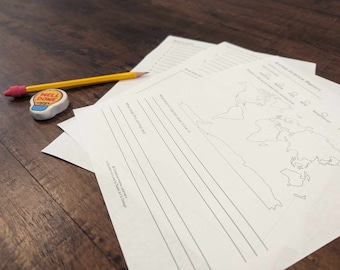 Animal Science Report Template | Science Lesson (Digital Worksheet Printable)
