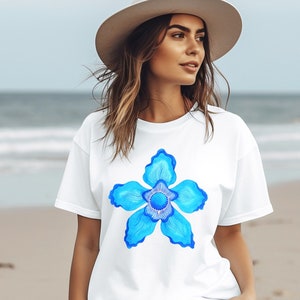 Blue Orchid Shirt - Etsy