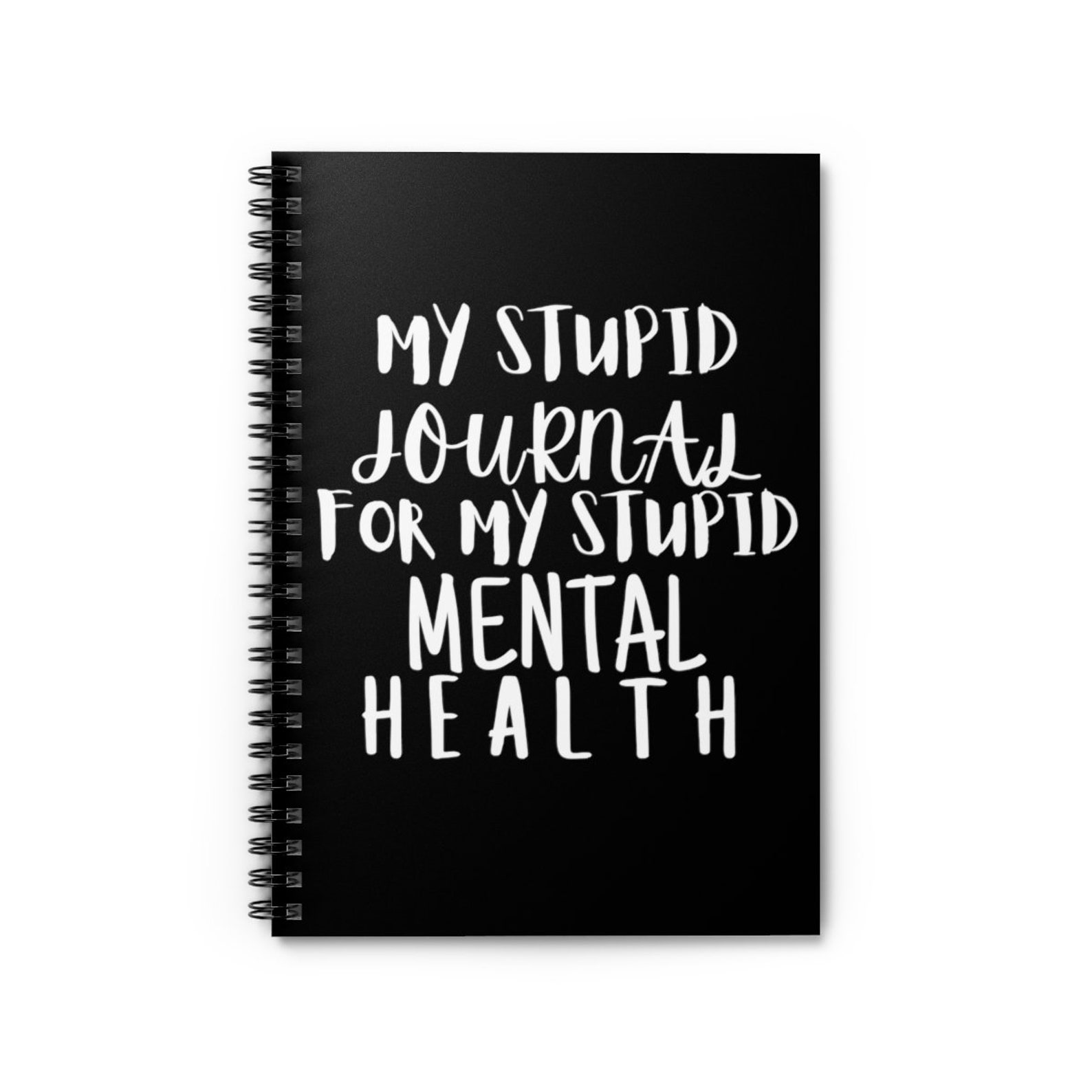 Mental Health Notebook Funny Journal Therapy Journal Etsy