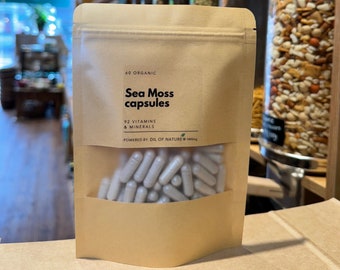 Organic & Wildcrafted Sea Moss Capsules