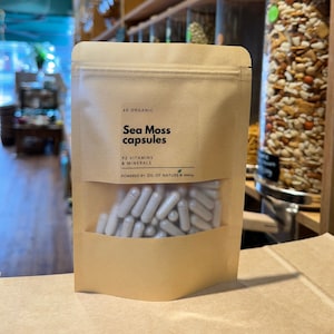 Sea Moss Capsules, Organic & Wildcrafted