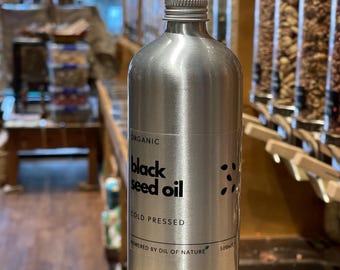 Aceite de semilla negra - 100% orgánico y prensado en frío