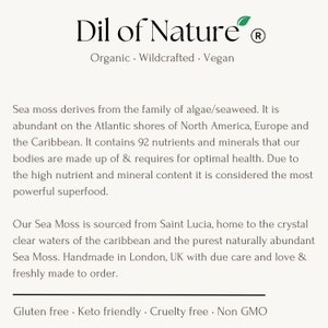 Organic & Wildcrafted Sea Moss zdjęcie 3