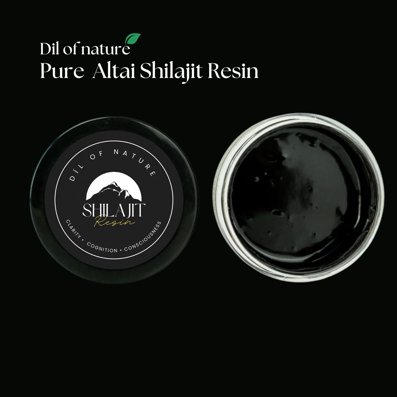 Natural Pure Shilajit Resin Powder Altai Authentic Freeze-dry Extract  Organic Grade A 1 Month Supply 1oz/28g Highly Potent Fulvic Acid 