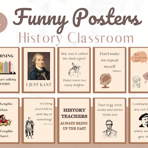 history classroom decor | funny history posters | social studies classroom | history teacher | funny history teacher posters |social studies