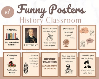 history classroom decor | funny history posters | social studies classroom | history teacher | funny history teacher posters |social studies
