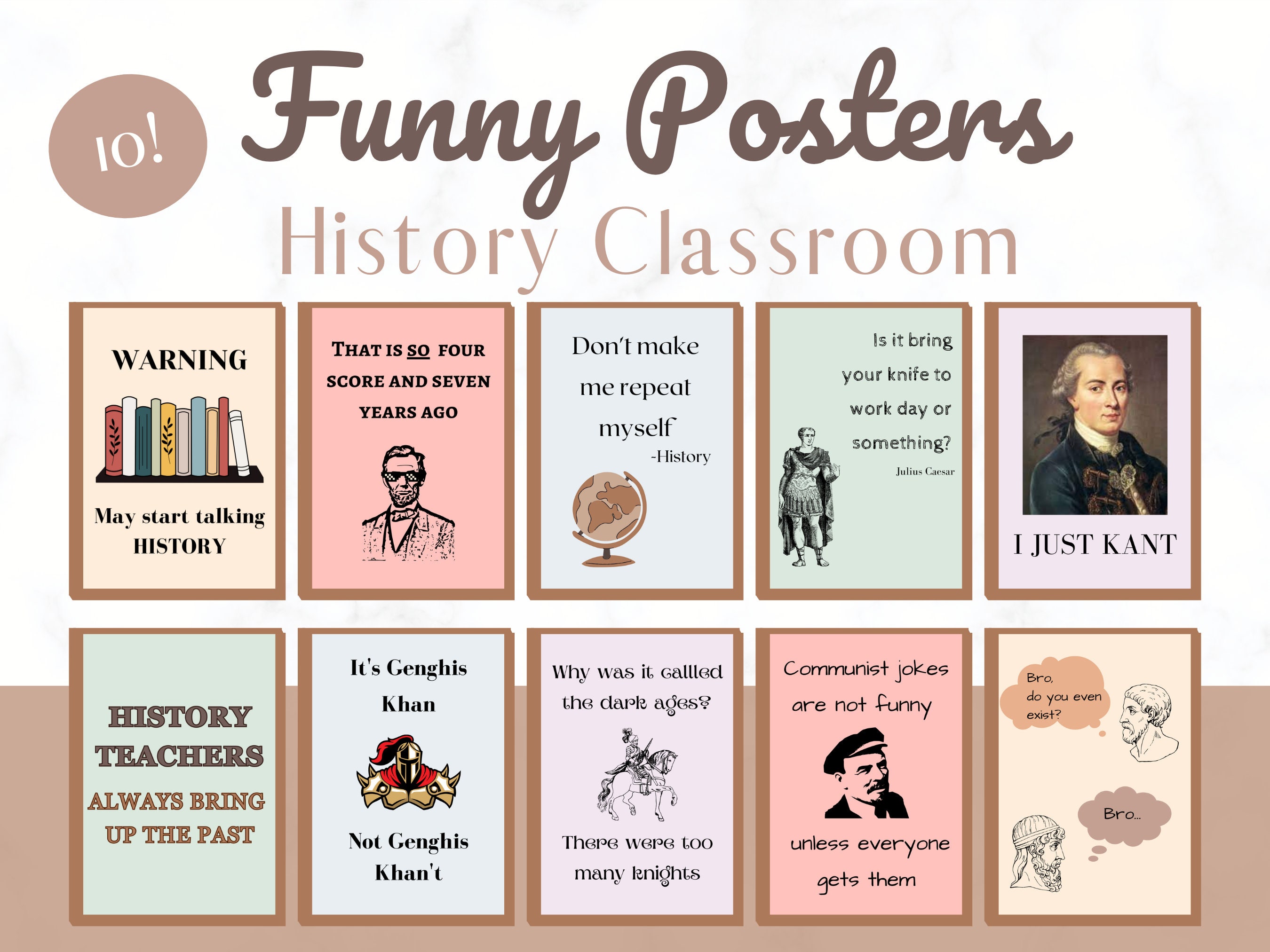 history classroom decor | funny history posters | social studies classroom | history teacher | funny history teacher posters |social studies