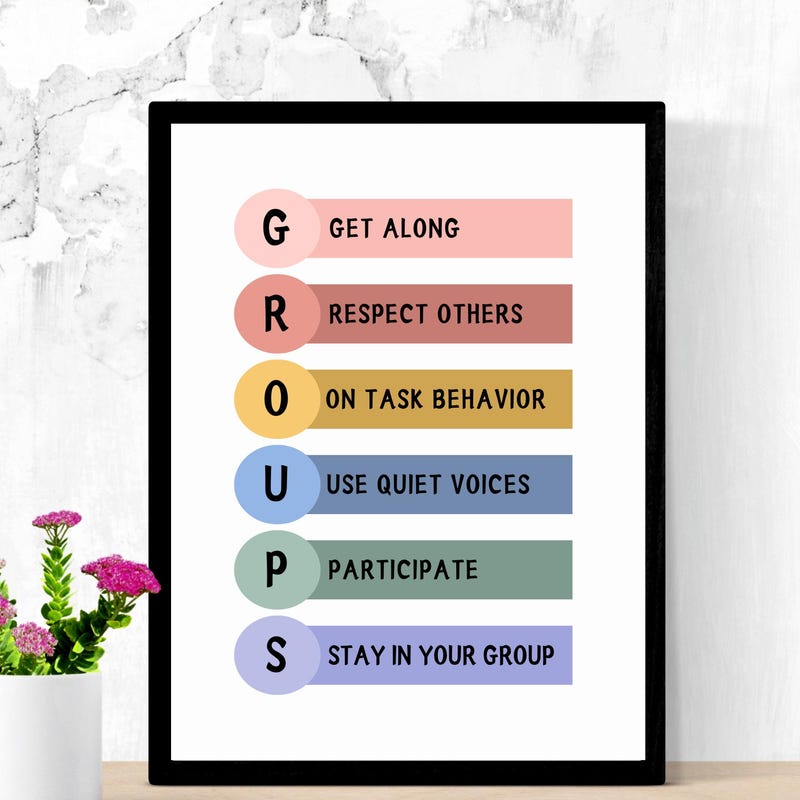 Classroom Expectations Anchor Chart - Etsy