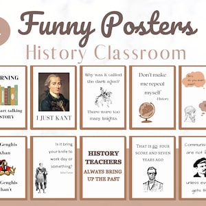 history classroom decor | funny history posters | social studies classroom | history teacher | funny history teacher posters |social studies