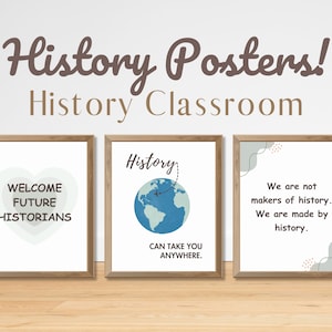 history classroom decor, history posters, social studies classroom, history teacher, middle school, middle school teacher,boho posters,teach