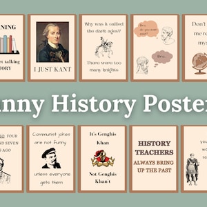 history classroom decor | funny history posters | social studies classroom | history teacher | funny history teacher posters |social studies