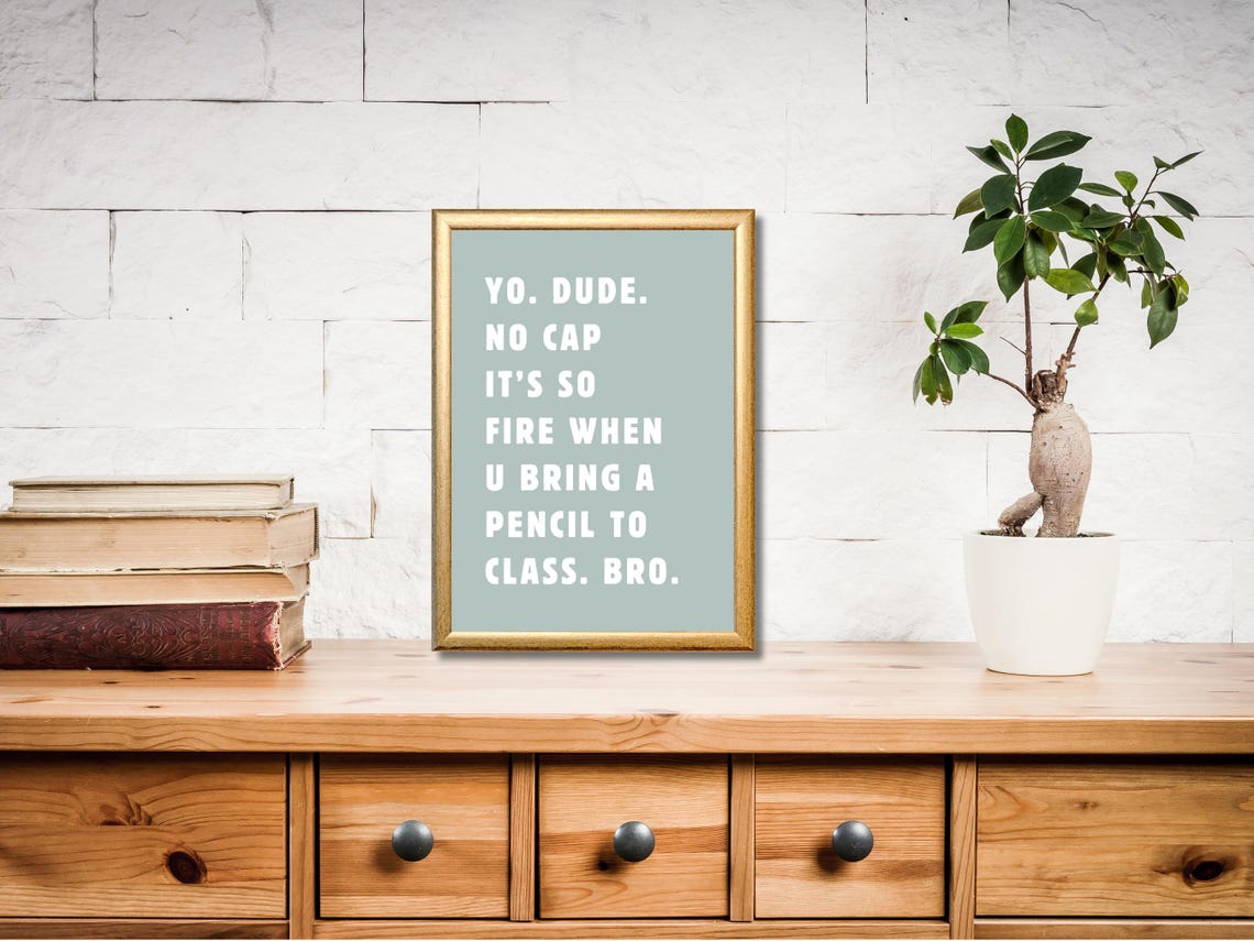Sarcastic Funny Classroom Posters, Middle School Teacher Posters, High ...