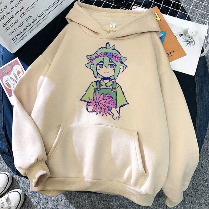Omori Basil Hoodie Various Designs Omori Video Game Etsy