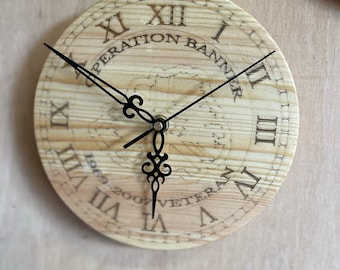 CNC / LASER Clock Face download