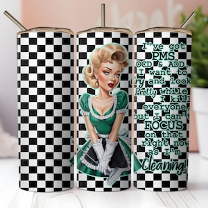Copo sarcástico, copo engraçado, presente para ela, copo personalizado, caneca de viagem, copo/caneca personalizado, copo magro de 20 onças