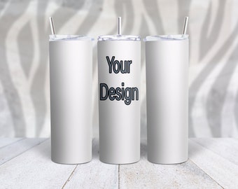 Custom Tumbler, Your Logo, Personalized Tumbler, Travel Mug, Customized Tumbler/Mug, 20oz Skinny Tumbler