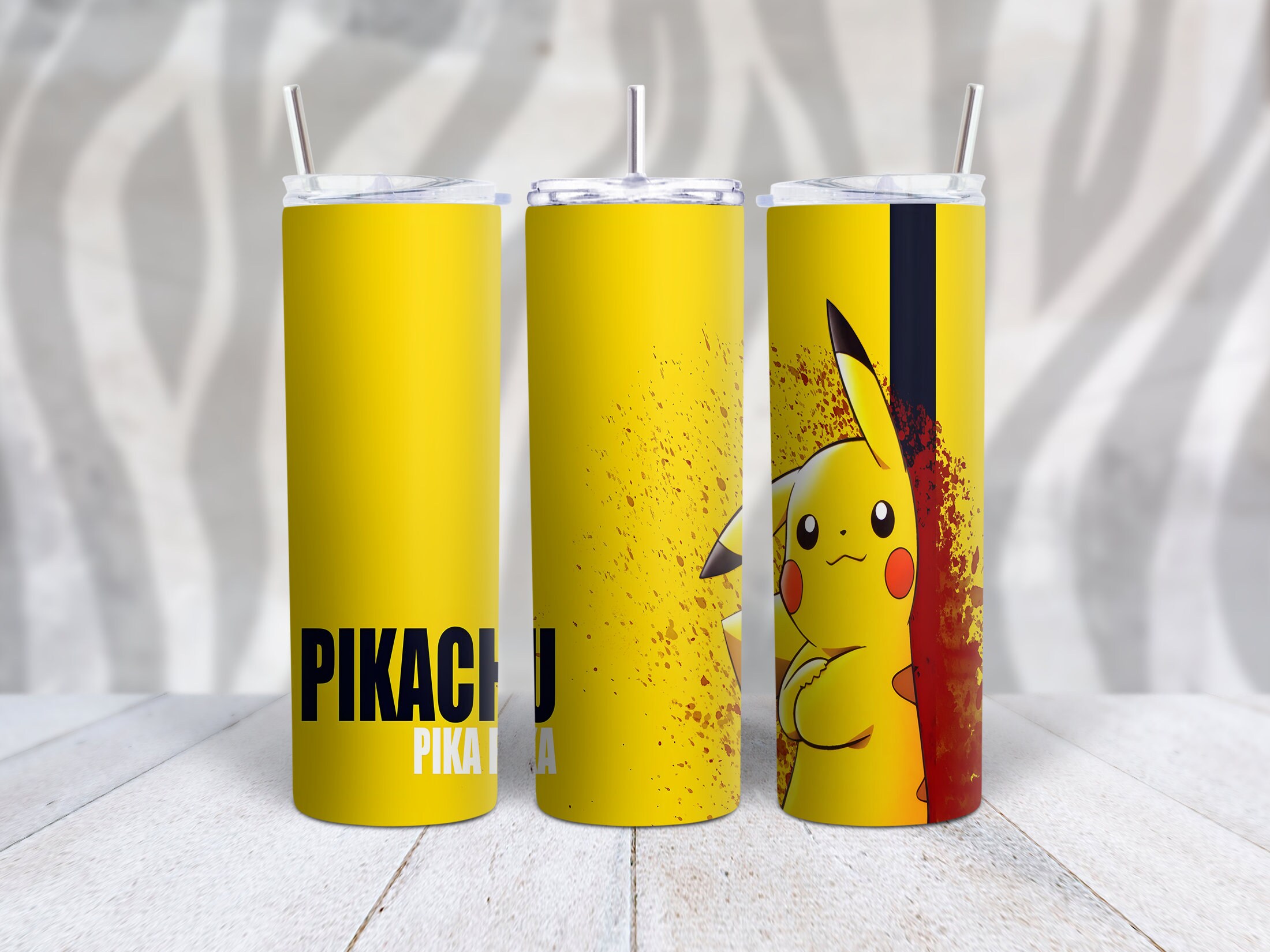 Just Funky Pokemon Pikachu Travel Mug - 16oz Bpa-free Car Tumbler