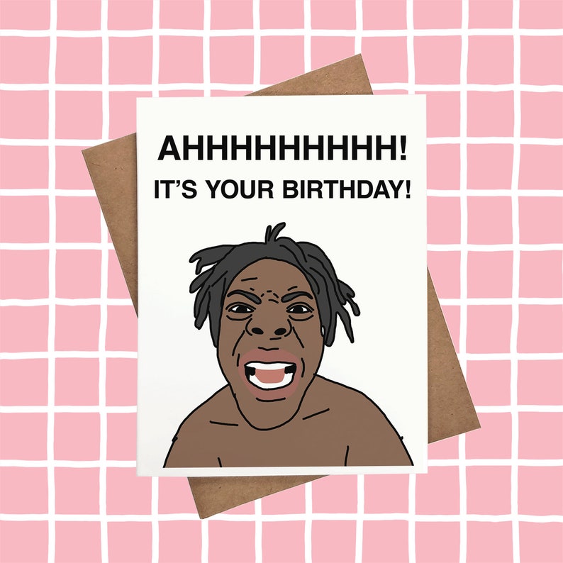 Ishowspeed Birthday Card Eco Friendly Illustrated Greeting - Etsy UK