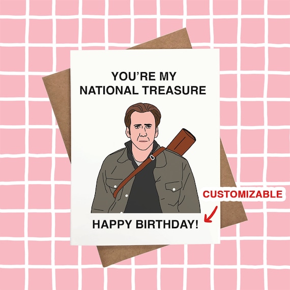 Nicolas Cage Happy Birthday Card