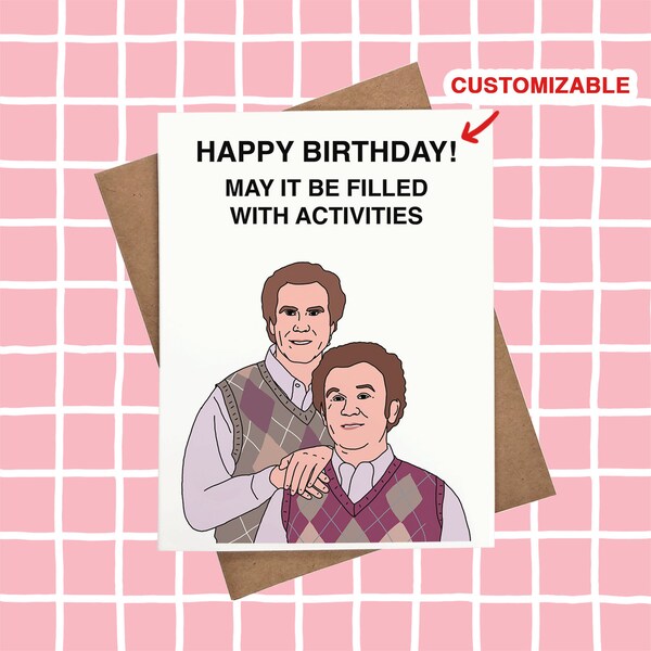 Happy Birthday Step Brother Card - Etsy