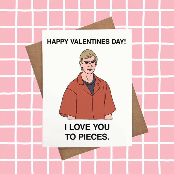 Serial Killer Valentine’s Day Card Etsy