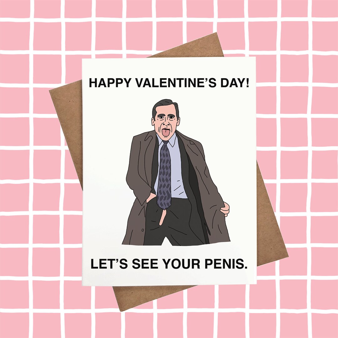 The Office Valentine's Day Card Michael Scott - Etsy